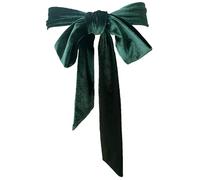 HOSINSECT Velvet Sash Belt Dress Sash Bow Tie Belt Long Neck Wrap, Dark Green, Medium