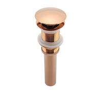 Hosioe Brass Bathroom Sink Pop Up Drain Assembly Tight Water Seal Easy to Open/Close for Kitchen/Bathroom (#7)
