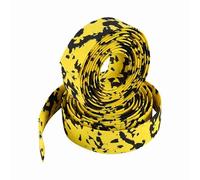 Hosioe Breathable Bike Handlebar Grip Wrap Tape 2 Bar Plugs Black White High Tensile Soft Material Anti-Slip Durable Shock-Absorbing for Road Bike Enthusiasts and Cycling Fans (yellow+black)