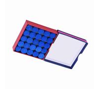 Hosioe Cue Tips for Better Ball Control Glue-on Snooker Cue Tips 50 Pcs Lot Blue 9mm/10mm/13mm (13mm)