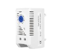 Hosioe Electric Mechanical Thermostat Temperature Controller for Home 0-60℃ Adjustable Switch with Large Data Scale Rail Clamp/Holder Design Easy Installation (KTS011)