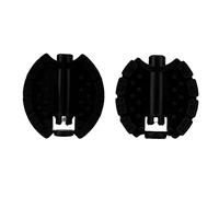 Hosioe Kids Bike Pedal Set for Children's Tricycles, Plastic Material, Smooth Riding Experience, Easy to Use, 2 Pcs Front Wheel Foot Pedals (Black)