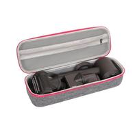 Hosoncovy Carrying Case Travel Case Storage Bag Protective Case Holder Box for Dyson Supersonic Hair Dryer and Nozzles (Empty Bag Only) (Grey and Pink)