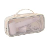 Hosoncovy Carrying Case Travel Case Storage Bag Protective Case Travel Bag for Dyson Supersonic Hair Dryer and Nozzles (Empty Bag Only) (White)