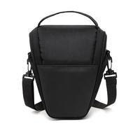 Hosoncovy Digital Camera Storage Bag Travel Case Single Shoulder Camera Bag Camera Case Triangular Bag for Canon Nikon Sony SLR DSLR Small Micro Cameras and Telephoto Lens Camera