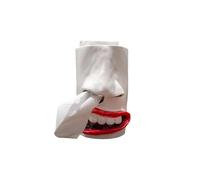 Hosoncovy Funny Face Tissue Holder Funny Nose Tissue Box Fun Quirky Tissue Dispenser for Bathroom Bedrrom Office or Living Rooms