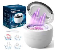 Hosoote Dental Ultrasonic Retainer Cleaner Machine - Dental Cleaning Pod for Denture, Mouth Guard, Aligner, Night Guard