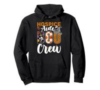 Hospice Aide Boo Crew Halloween Match Hospice CNA Pullover Hoodie