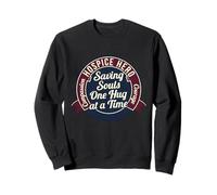 Hospice Hero Saving Souls One Hug At A Time Nurse Nursing Sweatshirt