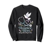 Hospice Hero Saving Souls One Hug At A Time Nurse Nursing Sweatshirt