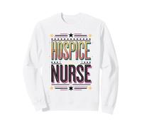Hospice Nurse Blue Letter Design Sweatshirt