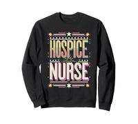 Hospice Nurse Blue Letter Design Sweatshirt