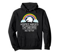 Hospice Nurse Gifts | Hospice Nurses Are Like Unicorns Funny Pullover Hoodie