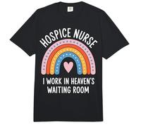 Hospice Nurse I Work in Heaven's Waiting Room Comfort Colors Adult Heavyweight T-Shirt