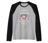 Hospice Nurse Palliative Care RN Compassion End of Life Work Raglan Baseball Tee