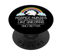 Hospice Nurses Are Like Unicorns | Cute Nursing for Nurse PopSockets Adhesive PopGrip