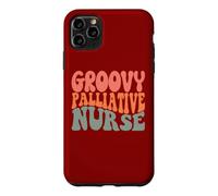 Hospice Nursing RN Novelty Groovy Palliative Nurse Case for iPhone 11 Pro Max