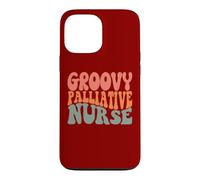 Hospice Nursing RN Novelty Groovy Palliative Nurse Case for iPhone 13 Pro Max
