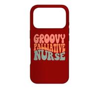 Hospice Nursing RN Novelty Groovy Palliative Nurse Case for iPhone 17 Pro