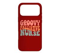 Hospice Nursing RN Novelty Groovy Palliative Nurse Case for iPhone 17 Pro Max