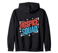 Hospice Squad, Hospice Nurse Crew Hospice Nursing Palliative Zip Hoodie