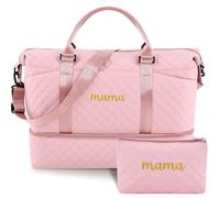 Hospital Bag for Women Labor Delivery, Pink, 20 x 13.8 x 9.4 inches, Mama