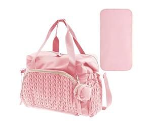 Hospital Bag - Travel Wrap Pocket Children, Great Capacity Children's Wrap Bag | With a Pacifier Case, Reusable Baby Supply, Polyester and Nylon KO Coaching for Women, Pink, se beskrivning, Unisex