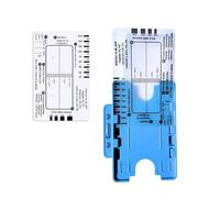 Hospital Electrocardiogram Analysis Equipment 7 Step Ruler Card for Cardiologists & Nurses Efficient Heart Data Reading Nursing Tool