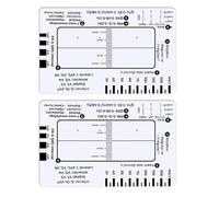 Hospital Electrocardiogram Analysis Equipment 7 Step Ruler Card for Cardiologists & Nurses Efficient Heart Data Reading Nursing Tool