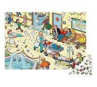 Hospital Emergency Room Overload Wooden Jigsaw Puzzle Waterproof 1000 Piece Puzzles for Adults Fun Home Decoration