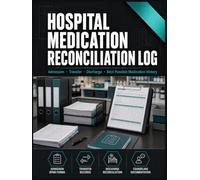 Hospital Medication Reconciliation Log: Admission, Transfer & Discharge Documentation | Best Possible Medication History (BPMH), Pharmacy Verification, Discrepancy Tracking & Care Transition Records