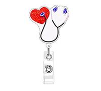 Hospital Organ Design Acrylic Badge Reel Nursing School Supplies Acrylic Organ Badge for Classroom and Hospital Use Doctor Nurse Holder