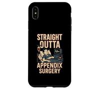 Hospital Patient Straight Outta Appendix Surgery Fun Mens Case for iPhone XS Max