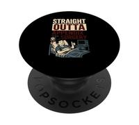 Hospital Patient Straight Outta Appendix Surgery Fun Mens PopSockets Adhesive PopGrip