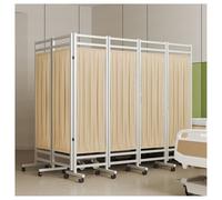 Hospital Privacy Screen,6 Panel Folding Screen Room Divider,Freestanding Movable Iron Privacy Screen,for Emergency Rooms,Wards,Beauty Salons