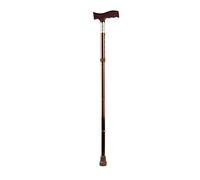 Hospital Quad Cane, Aluminium Alloy Crutches for The Elderly Folding Non-Slip Single-Legged for Travelers Thickened Adjustable Walking Stick
