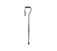 Hospital quad cane, Aluminium Retractable Single Cane Durable For The Elderly(Brown)
