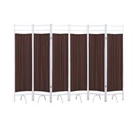 Hospital Room Privacy Partition Screen,Temporary Partition Wall Panels,3-6 Panels Portable Divider,Double-layer Fabric for Offices Beauty Salon(Color 6,6-panel)