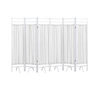 Hospital Room Privacy ScreenTemporary Partition Wall Panels,3-6 Panels Portable Divider,Double-layer Fabric for Offices Beauty Salon(Color 1,6-panel)