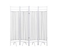 Hospital Room Privacy ScreenTemporary Partition Wall Panels,3-6 Panels Portable Divider,Double-layer Fabric for Offices Beauty Salon(Color 1,4-panel)