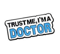Hospital Theme Enameled Brooch Featuring Creative Letters Design for Doctor and Nurse Lapel Accessory Gift Creative Badge Pin