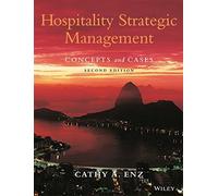 [(Hospitality Strategic Management: Concepts and Cases)] [Author: Cathy A. Enz] published on (April, 2009)
