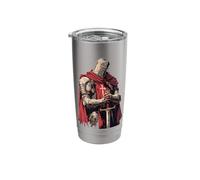 Hospitaller Knight Crusader Templar Medieval Stainless Steel Insulated Tumbler
