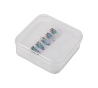 Hosrivae 10-Pack Reflective Nymph Fly Hooks for Fly Fishing - Bright Fish Scale & Silk Design, High-Carbon Steel Hook (Sizes 8#-18#), Mixed Colors - For Ideal(12#)