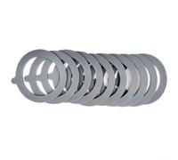 Hosrivae 10 Pack Silicone Replacement Gasket Rings Airtight Glass Jar Lids, 3.75 Inch OD Rubber Seals Canning Jars, Food Storage Containers, Red(grey)