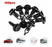 Hosrivae 100 Pcs Bumper Retainer Clips 9mm for, For Scion - Black Plastic Fastener Rivets for Car Exterior Trim, Side Skirts, Mouldings Installation