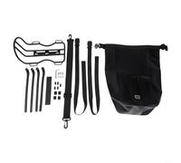 Hosrivae 10L Waterproof For Bike Front Fork Bag with Aluminum Alloy Mount Rack for Road For Bike, E-For Bike & Scooter - Nylon Pannier with RF-Welded Seams, Adjustable(2XRACK+2X BAG)