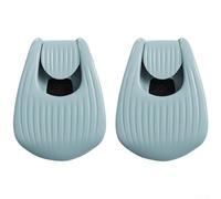 Hosrivae 10Pcs Fishing Holder Organizer, Adjustable EVA Lure Rods, 1-Click Locking Non-Slip Protector Backpack Straps & Bait Bags, (BLUE)