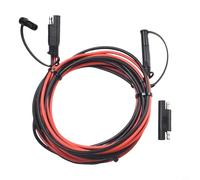 Hosrivae 12AWG SAE to SAE Battery Extension Cable - 2m//5m Heavy-Duty Tinned Wire with Polarity Reverse, IP68 Waterproof, Solar Panels, RV, Trolling Motor & Automotive Batteries(3 meters)