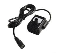 Hosrivae 12V DC Submersible Pump 200L/H, Silent Fountain Pump Aquarium Pond Garden Solar Shower, 1.5m Head with Suction Base